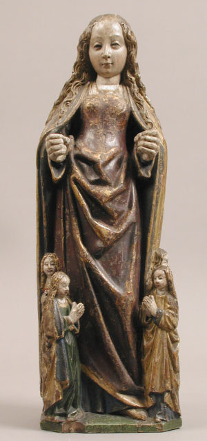 Devotional Statuette Of The Virgin And Child - Picryl Public Domain Image