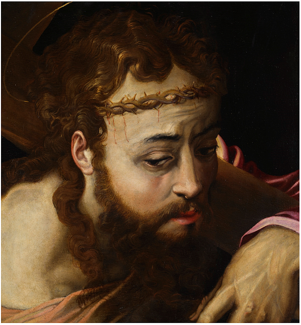 Francesco Salviati - CHRIST CARRYING THE CROSS - PICRYL Public Domain ...