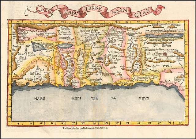 Antique map of Turkey & Cyprus by C. Ptolemeus - L. Fries