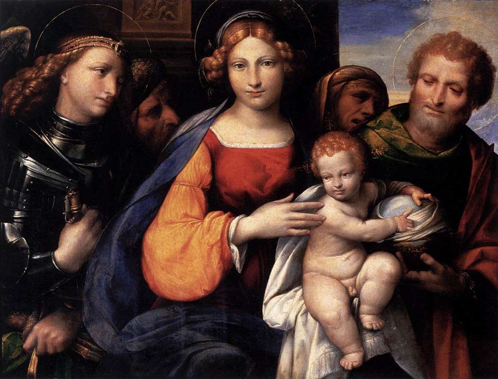 San Michele Arcangelo. 33 cm. Dipinto a mano - Articoli Religiosi Shemà