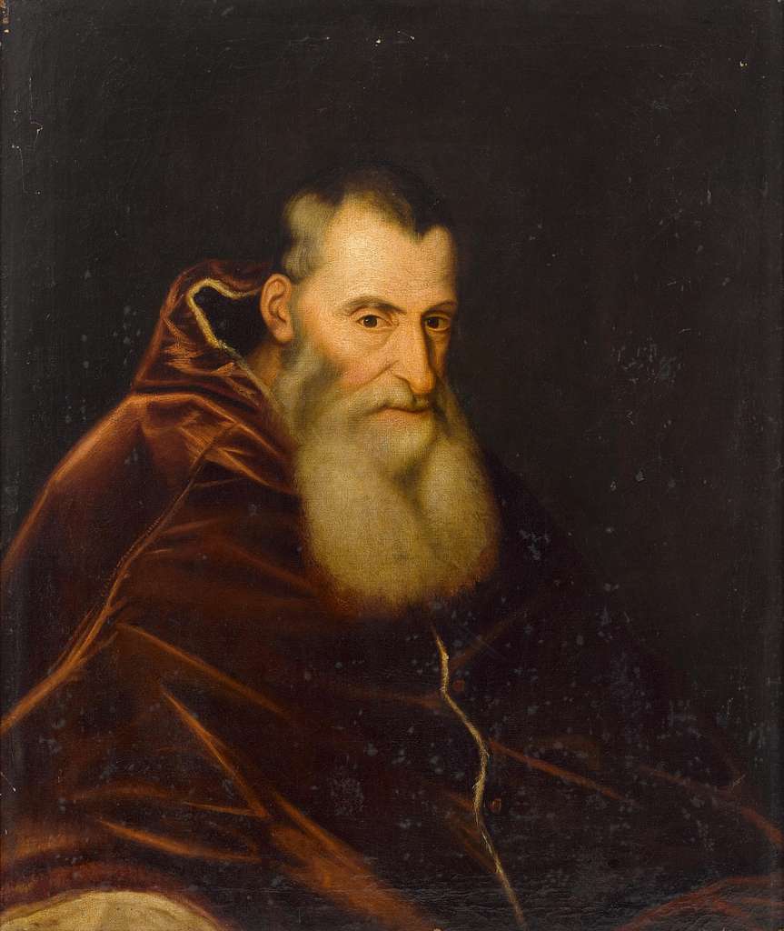 Portrait of Pope Paul III Farnese (by After Tiziano Vecellio, called ...