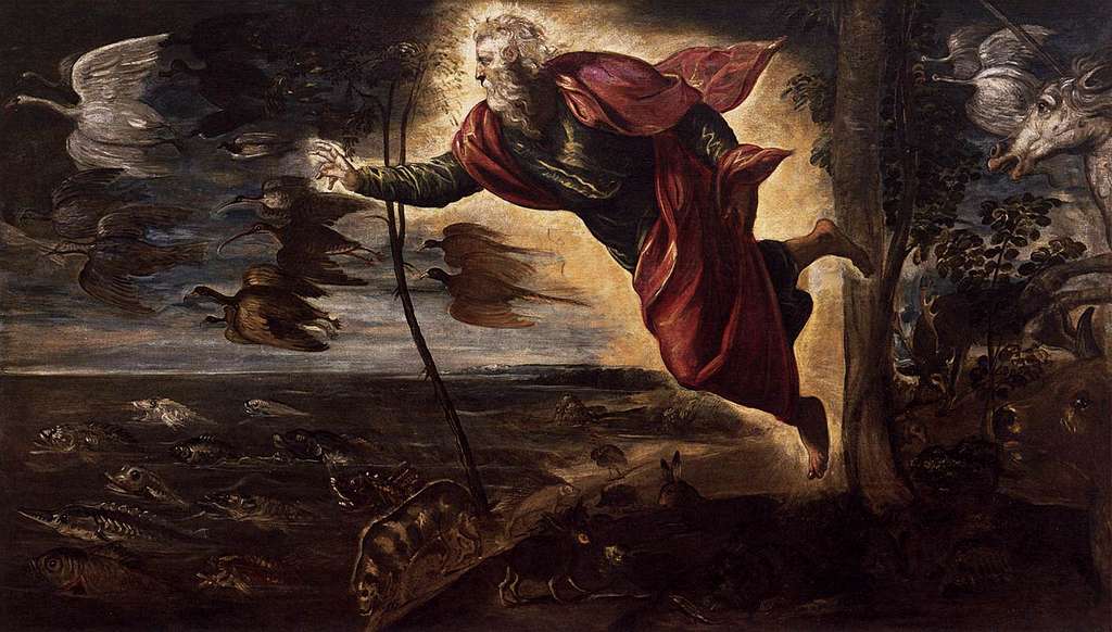 Tintoretto, Jacopo - Creation of the Animals - 1551-52 - PICRYL