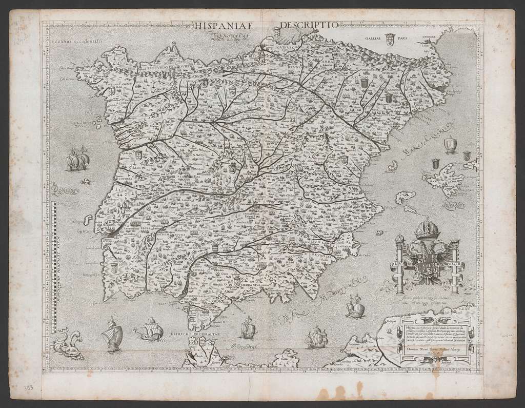 Portugalia et Algarve, Portugal map, Mercator Cloppenburgh 1630