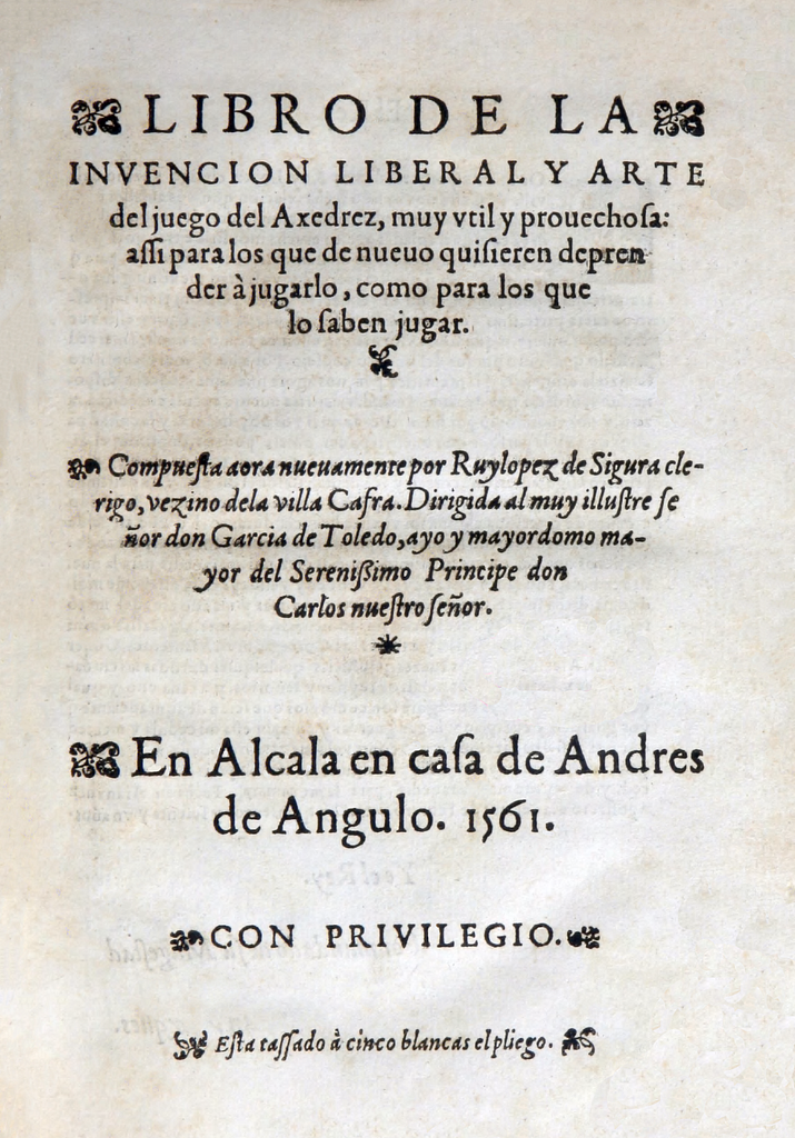 Una partida de Ruy López de Segura..de 1560! Una reliquia!   Suscríbete a nuestro canal en  y…