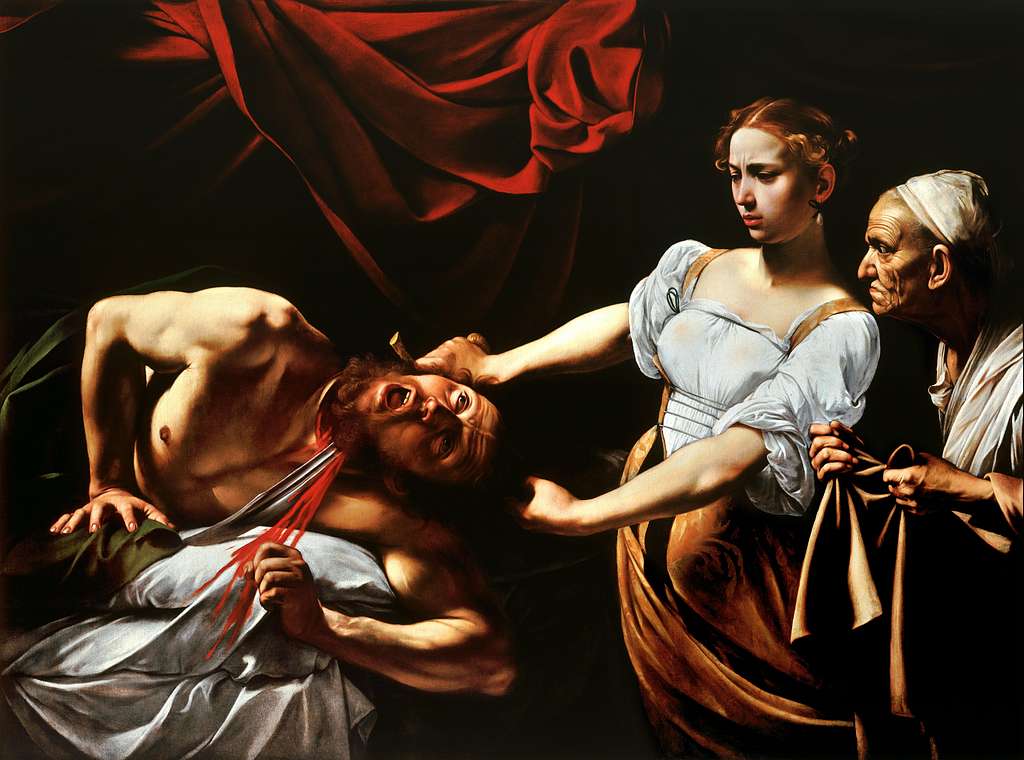 Judith Beheading Holofernes-Caravaggio (c.1598-9) - PICRYL - Public