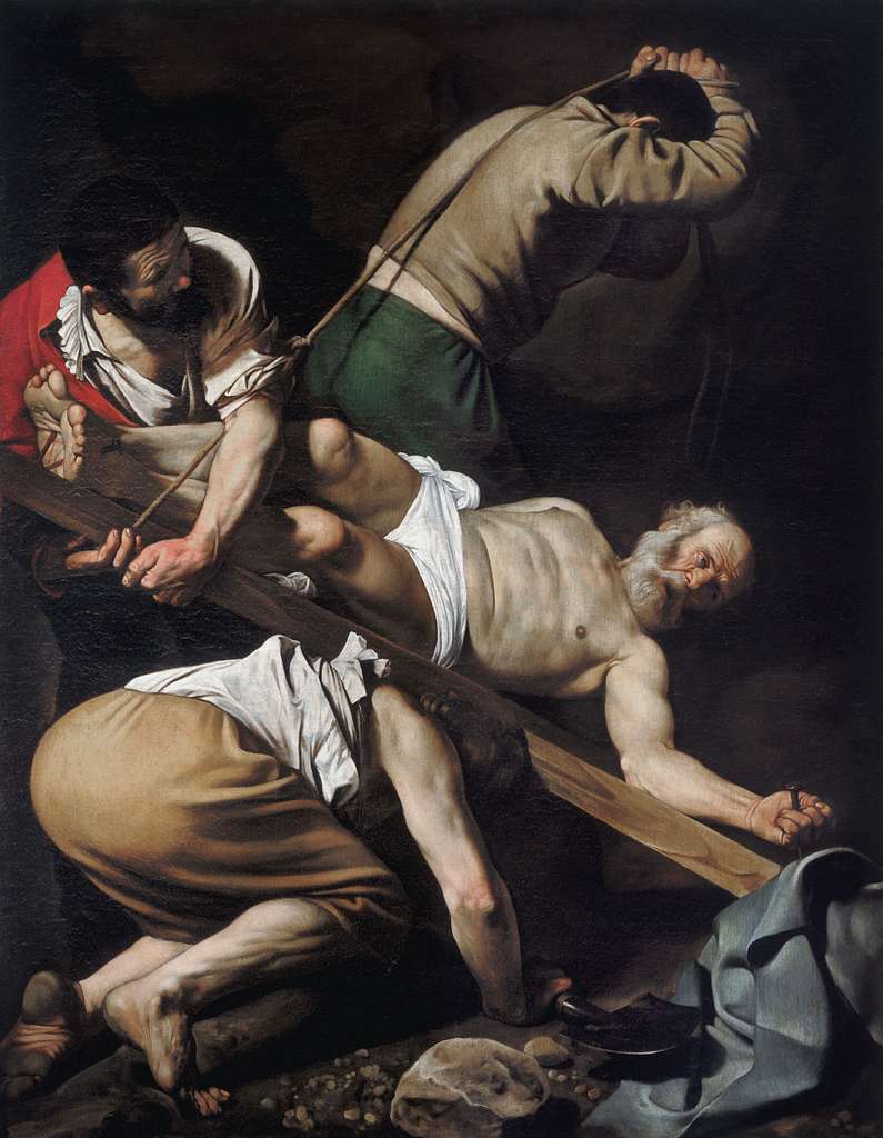 Crucifixion of Saint Peter-Caravaggio (c.1600)FXD - PICRYL Public ...