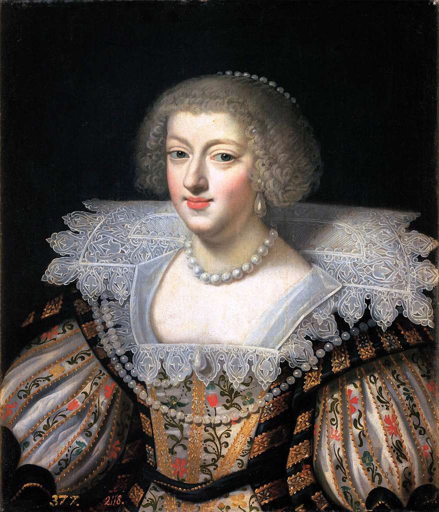 Portrait of Anne of Austria, Queen of France (1601-1666) Wife by