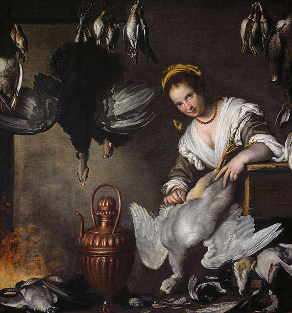 The Sleeping Kitchen Maid by Peter Jakob Horemans 1765