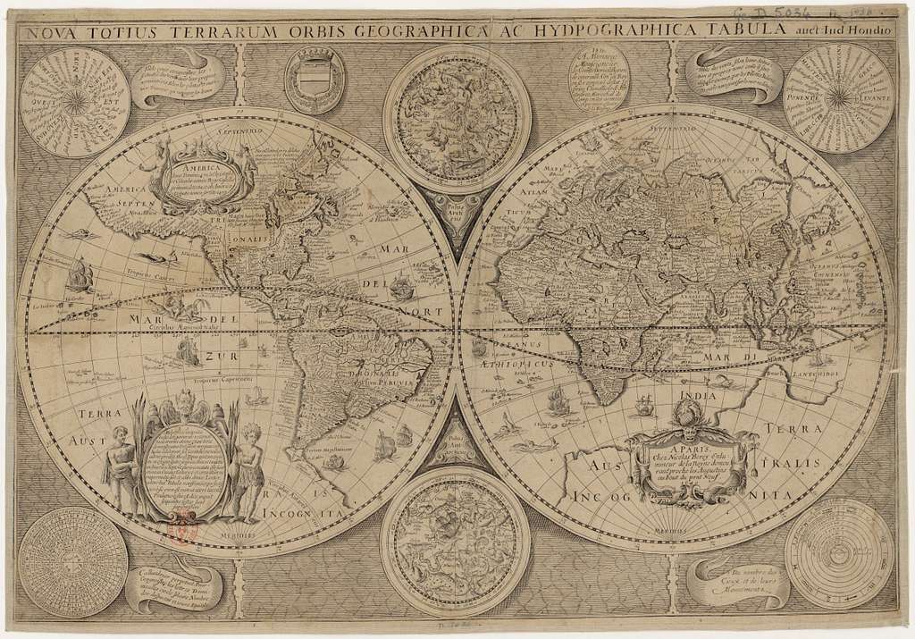 Nova totius terrarum orbis geographica ac hydrographica tabula - auct ...