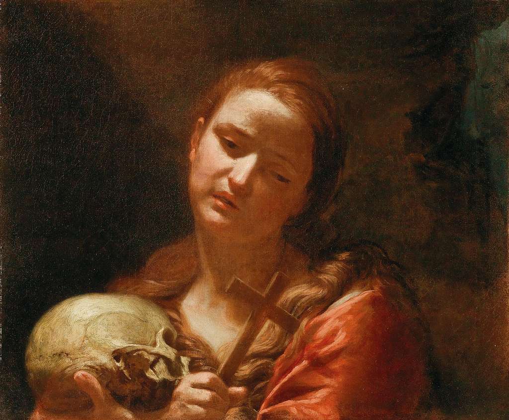 Guido Cagnacci - The Penitent Magdalene - PICRYL - Public Domain Media  Search Engine Public Domain Image