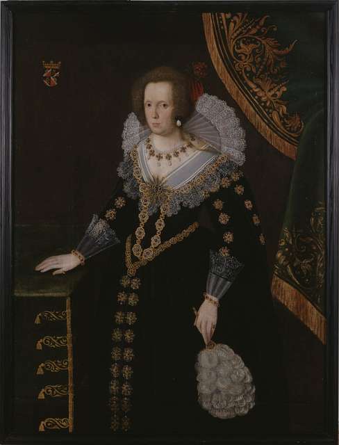 Attributed to Jacob Heinrich Elbfas, Katarina, 1584-1638, Princess of  Sweden, pfalzgrevinna of Zweibrücken, painting, portrait