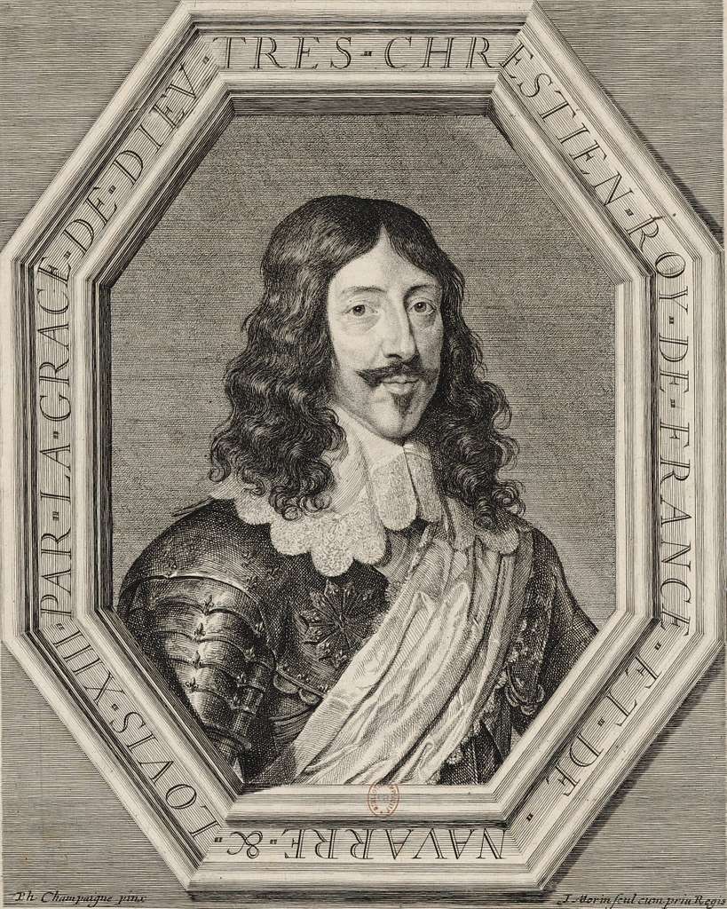 Image of Portrait of Louis XIII, young. by French School, (17th