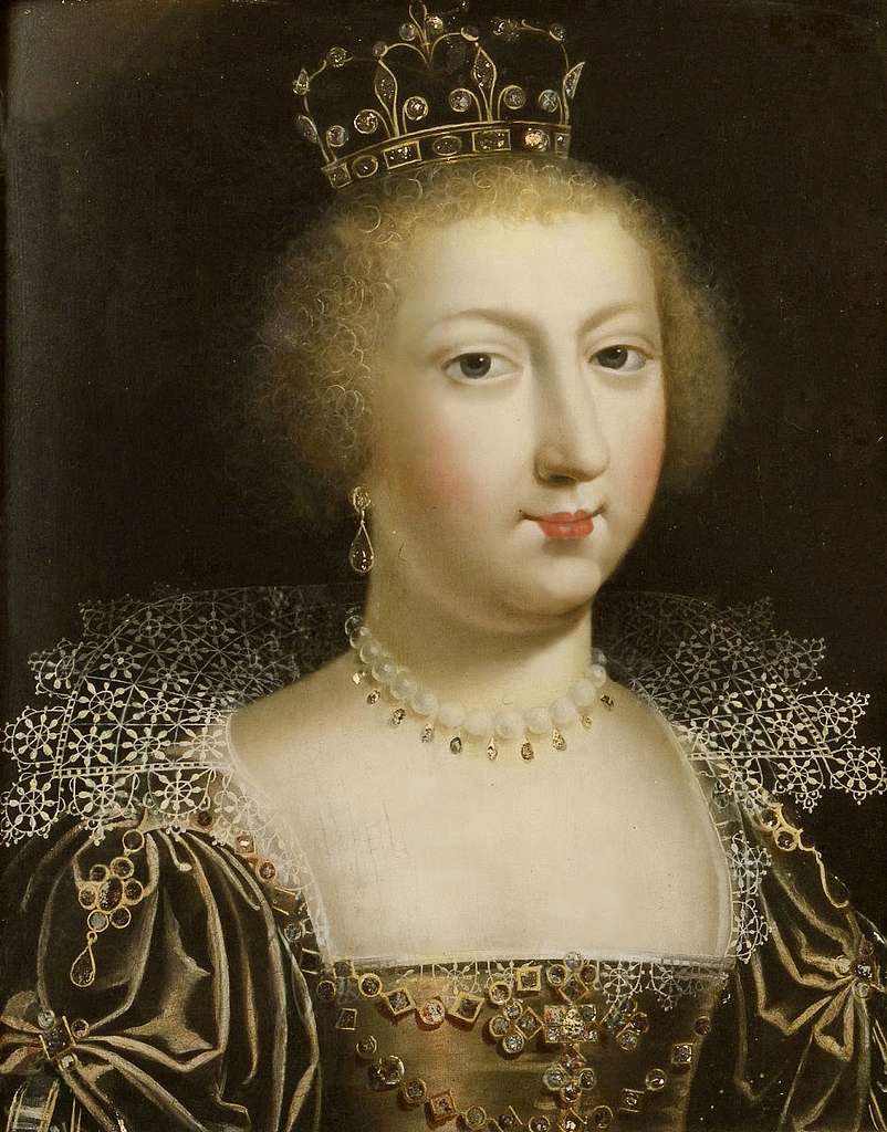 Portrait of Anne of Austria, Queen of France (1601-1666) Wife by