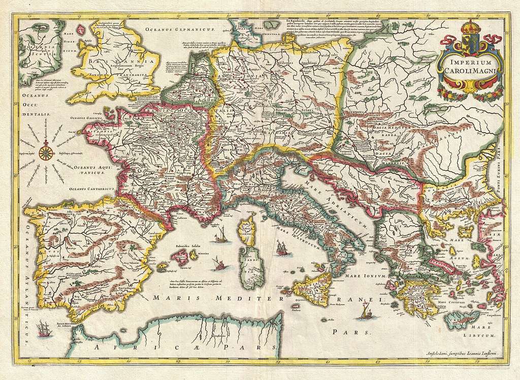 1657 Jansson Map Of The Empire Of Charlemagne Geographicus   1657 Jansson Map Of The Empire Of Charlemagne Geographicus Carolimagni Jansson 4c21b8 1024 