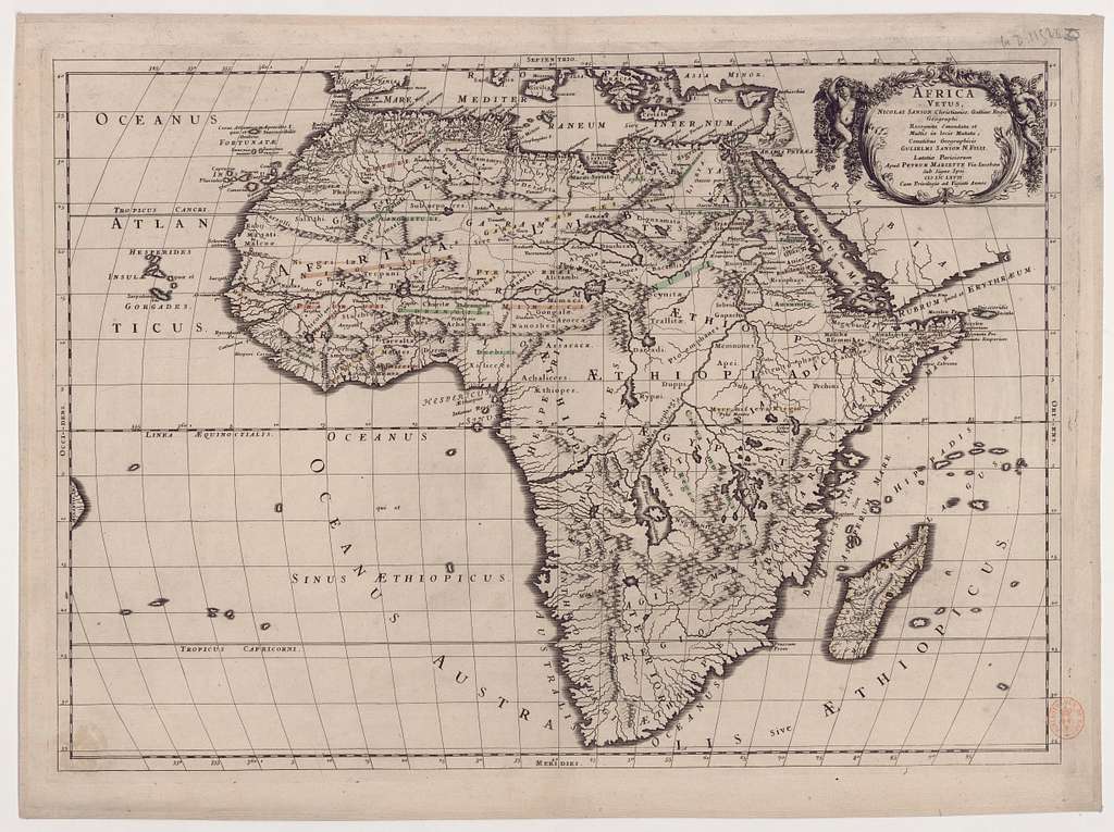 Africa vetus Nicolai Sanson... emen-Data et. .. mutaba conatibus ...