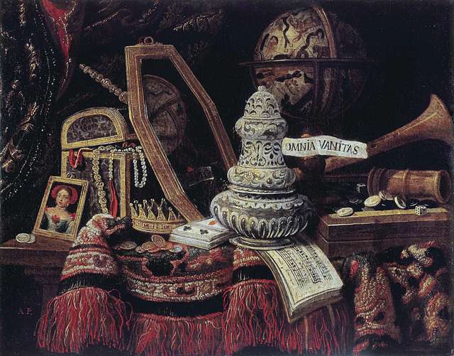 vanitas still life 1668