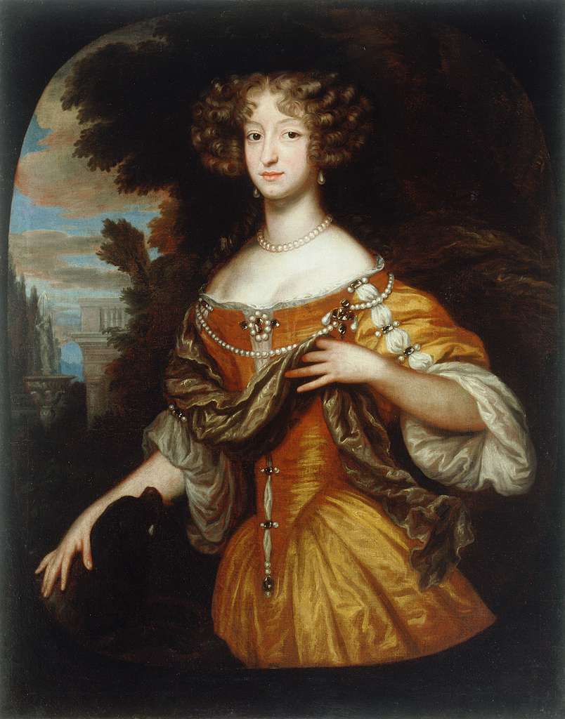 Portrait of a young lady with a pearl necklace. : AnticSwiss