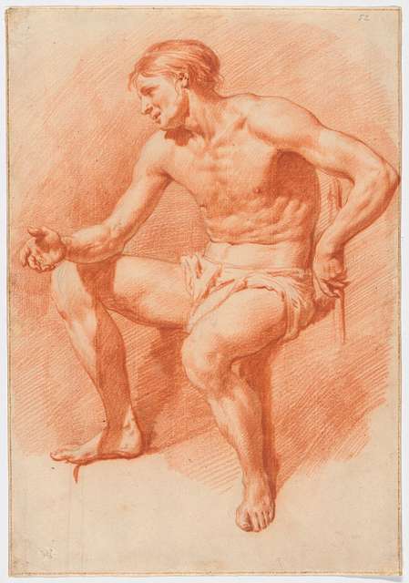 Adriaen Van De Velde Study Of A Male Nude Picryl Public Domain