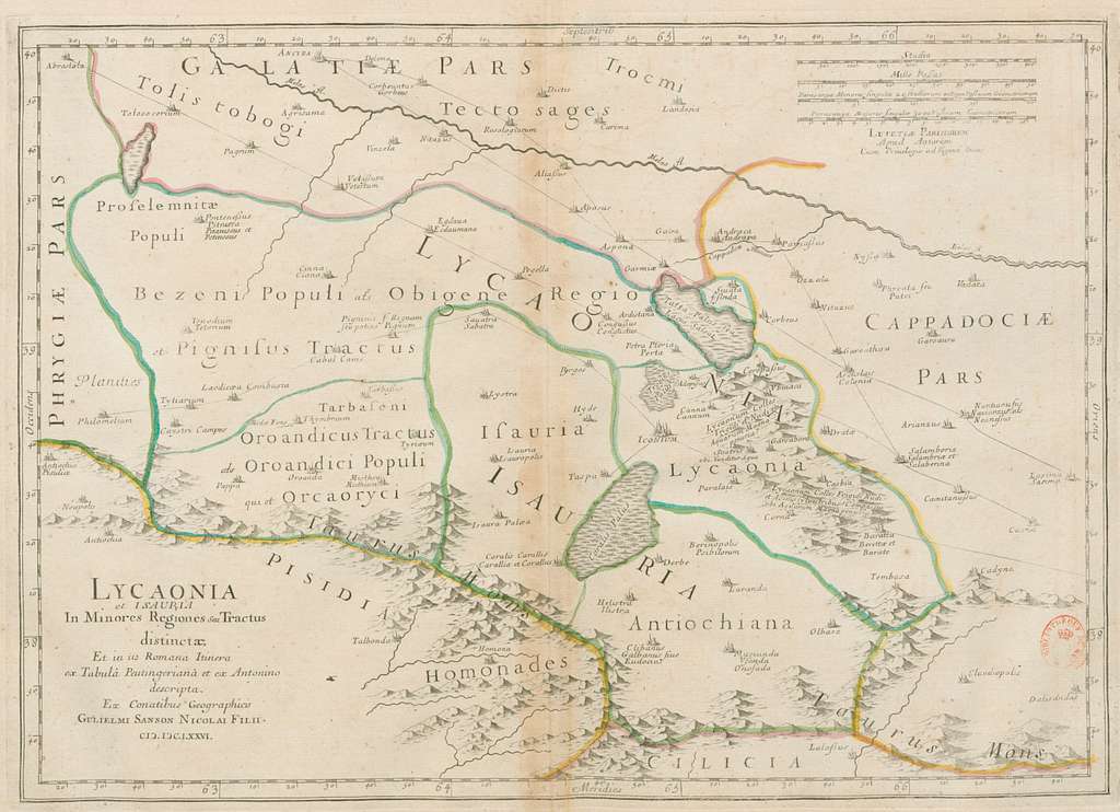 Lycaonia et Isauria in minores regiones seu Tractus distinctae, et in ...