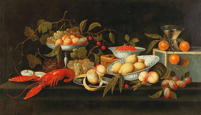 Still life with a viper and a bird's nest - Christoph Ludwig Agricola