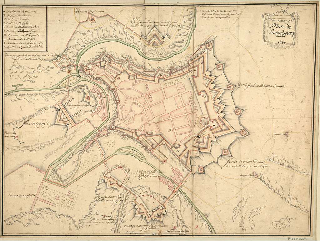 Plan de Luxembourg 1686 - Public domain vintage map - PICRYL - Public  Domain Media Search Engine Public Domain Search