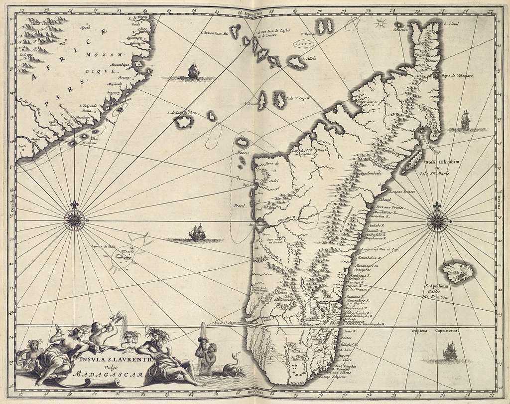 AMH 6873 KB Map Of Madagascar Public Domain Old Map PICRYL Public   Amh 6873 Kb Map Of Madagascar 36cda7 1024 