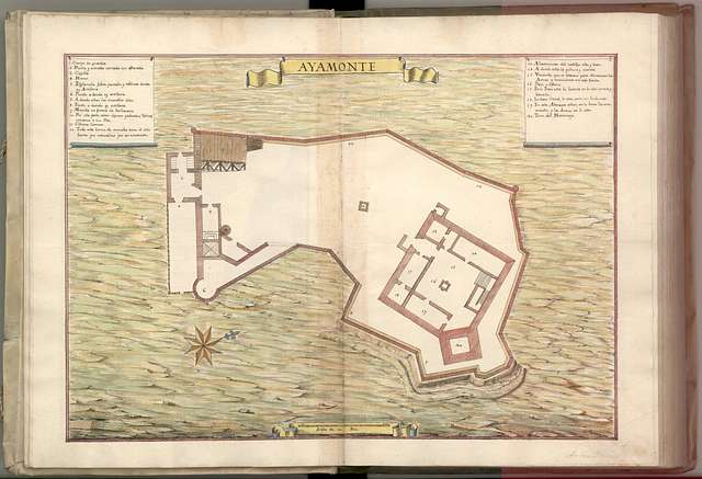 17th Century Hand Drawn Map Of Ayamonte 4d9d81 640 