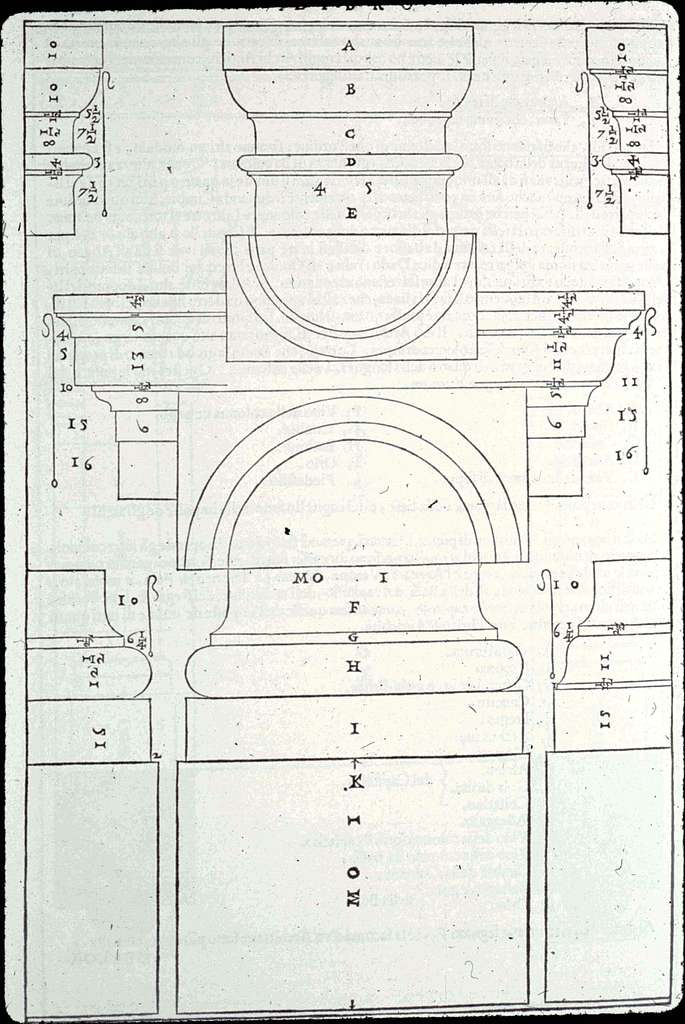 Studio per colonna about 1700 Archivio Accademia delle Scienze