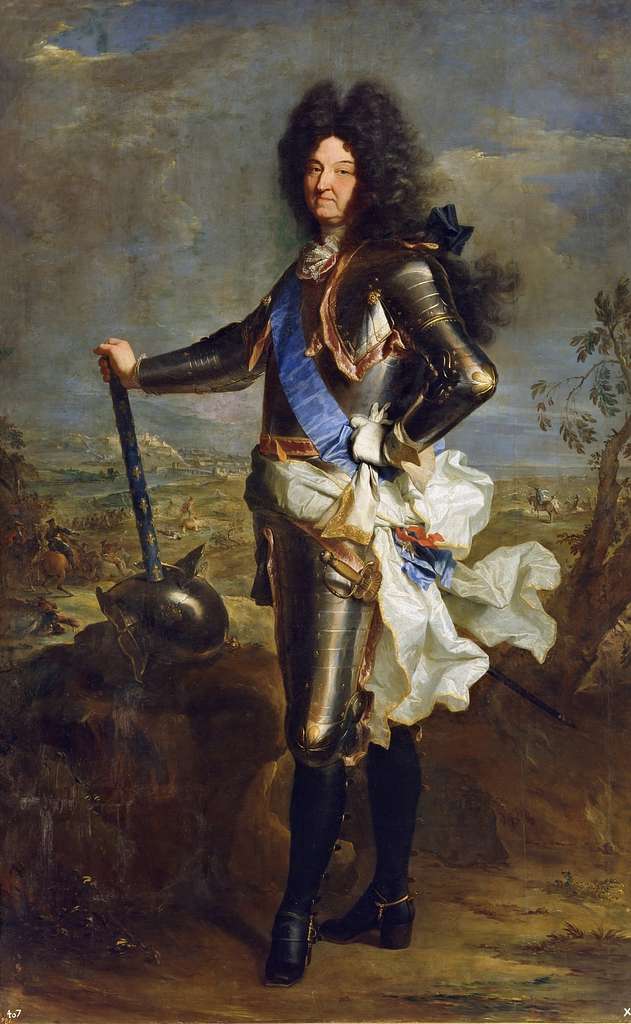 Louis XIV of France in armour (by Hyacinthe Rigaud) - Museo del Prado ...