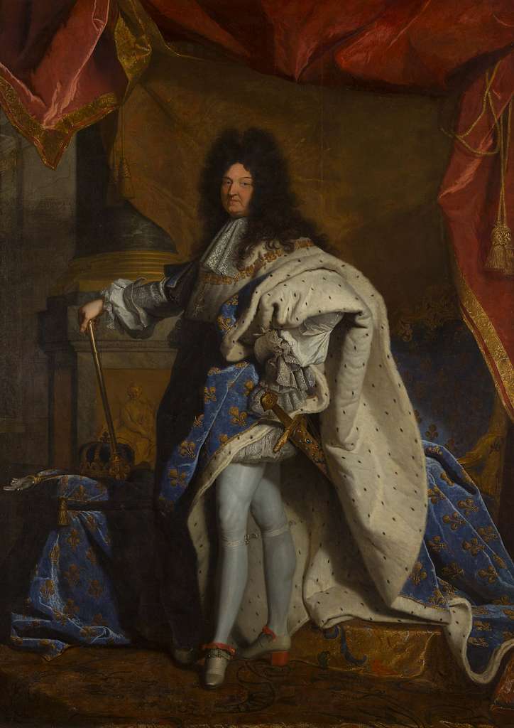 Portrait Of King Louis Xiv Of France 16381715 In Coronation Robes