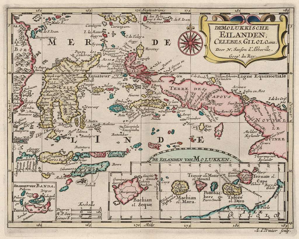 Amh 6667 Kb Map Of The Moluccas Ff440e 1024 