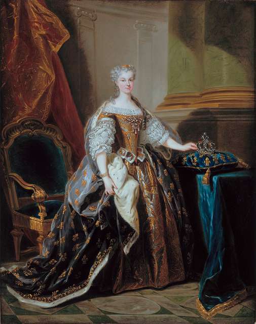 Louis XVI. Monarque juste et bienfaisant: vêtu d'un manteau royal.