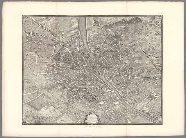 Atlas des anciens plans de Paris - 094. Paris de 1734 à 1739 - David ...