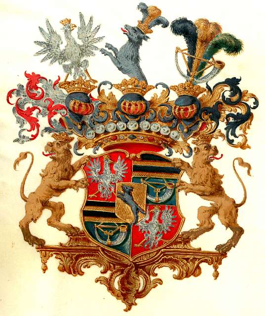 Wappen des Adelsgeschlechts Wolffersdorff 1742 - PICRYL Public Domain ...