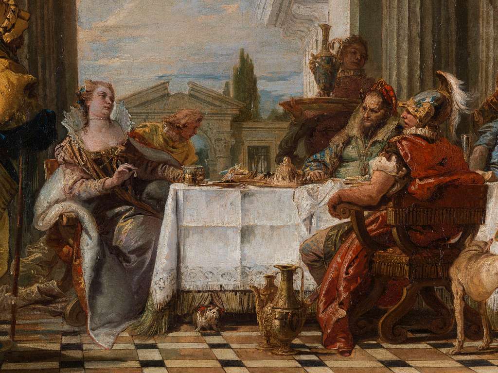 Giambattista Tiepolo - Le Banquet de Cléopâtre - J 104 - musée Cognacq ...