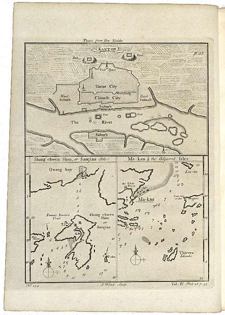 AMH-8181-KB Three charts of the Chinese coast near Kanton - PICRYL ...