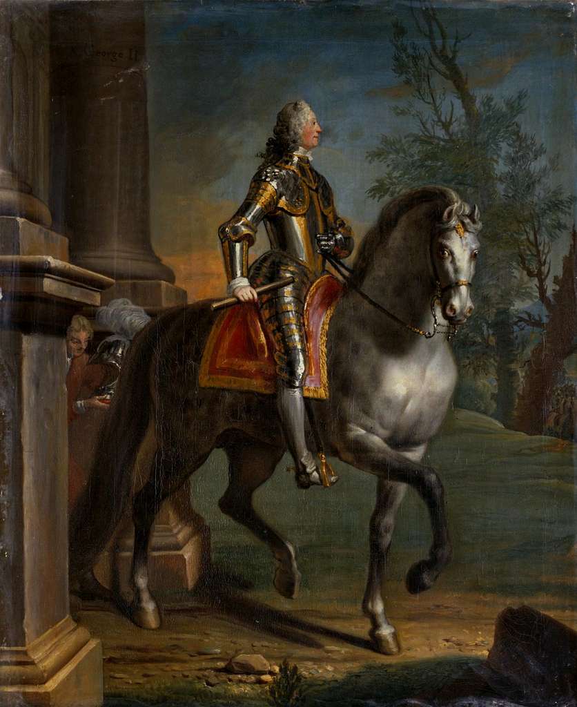 Joseph Highmore (1692-1780) - Equestrian Portrait Of King George II ...