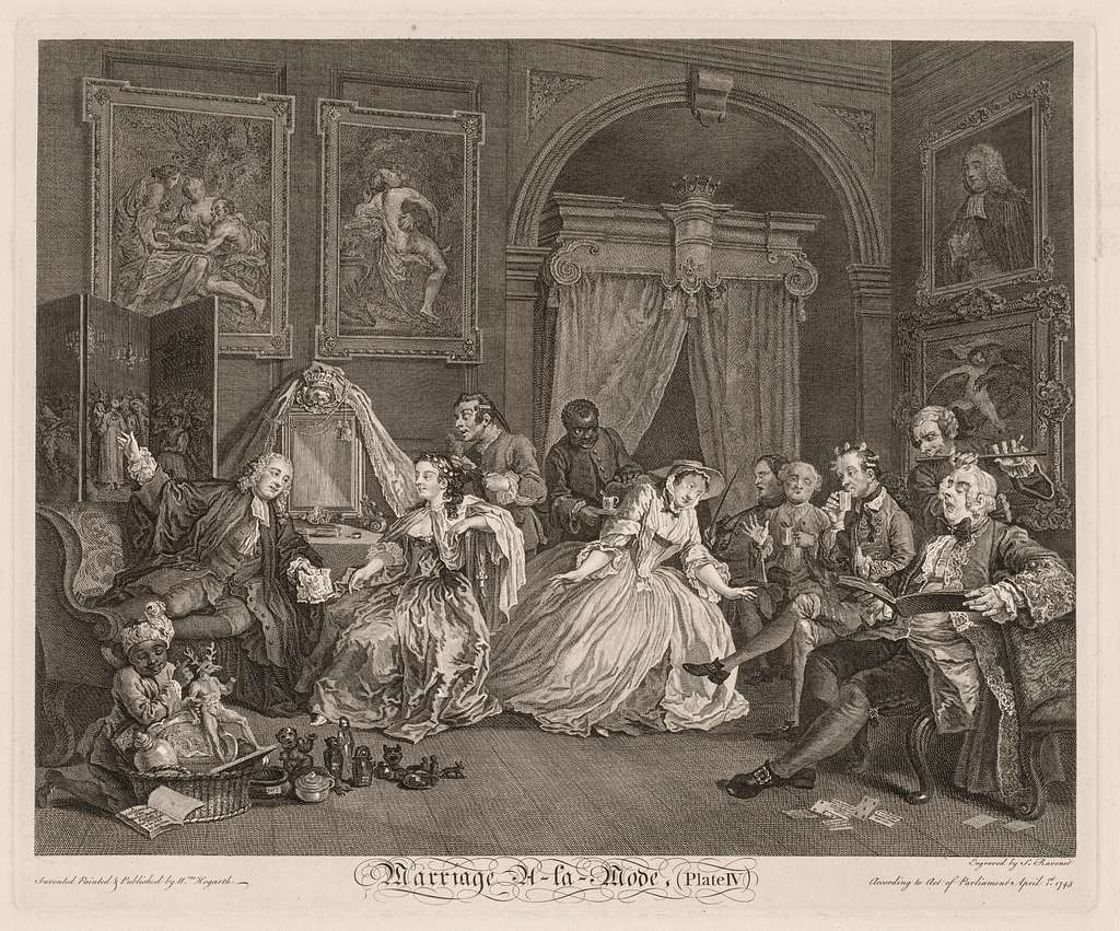 William Hogarth - Marriage à la Mode- The Toilet Scene - 1959.311.4 ...