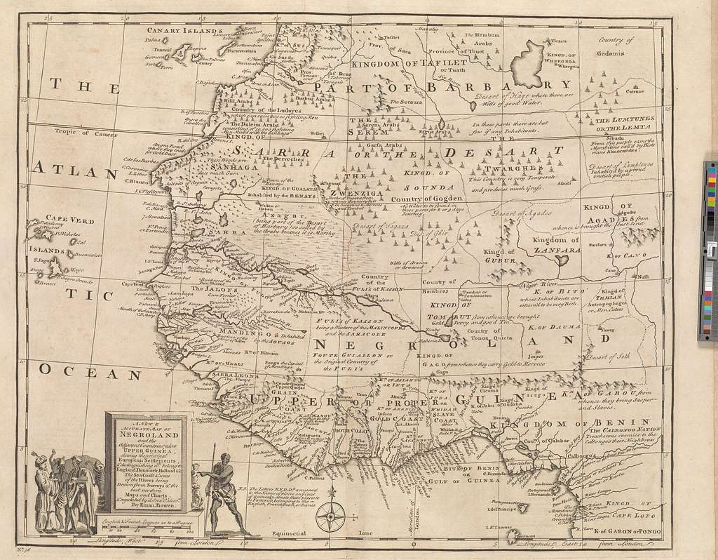 New Accurate Map Of Negroland Public Domain Portrait Engraving   New And Accurate Map Of Negroland 7f7295 1024 