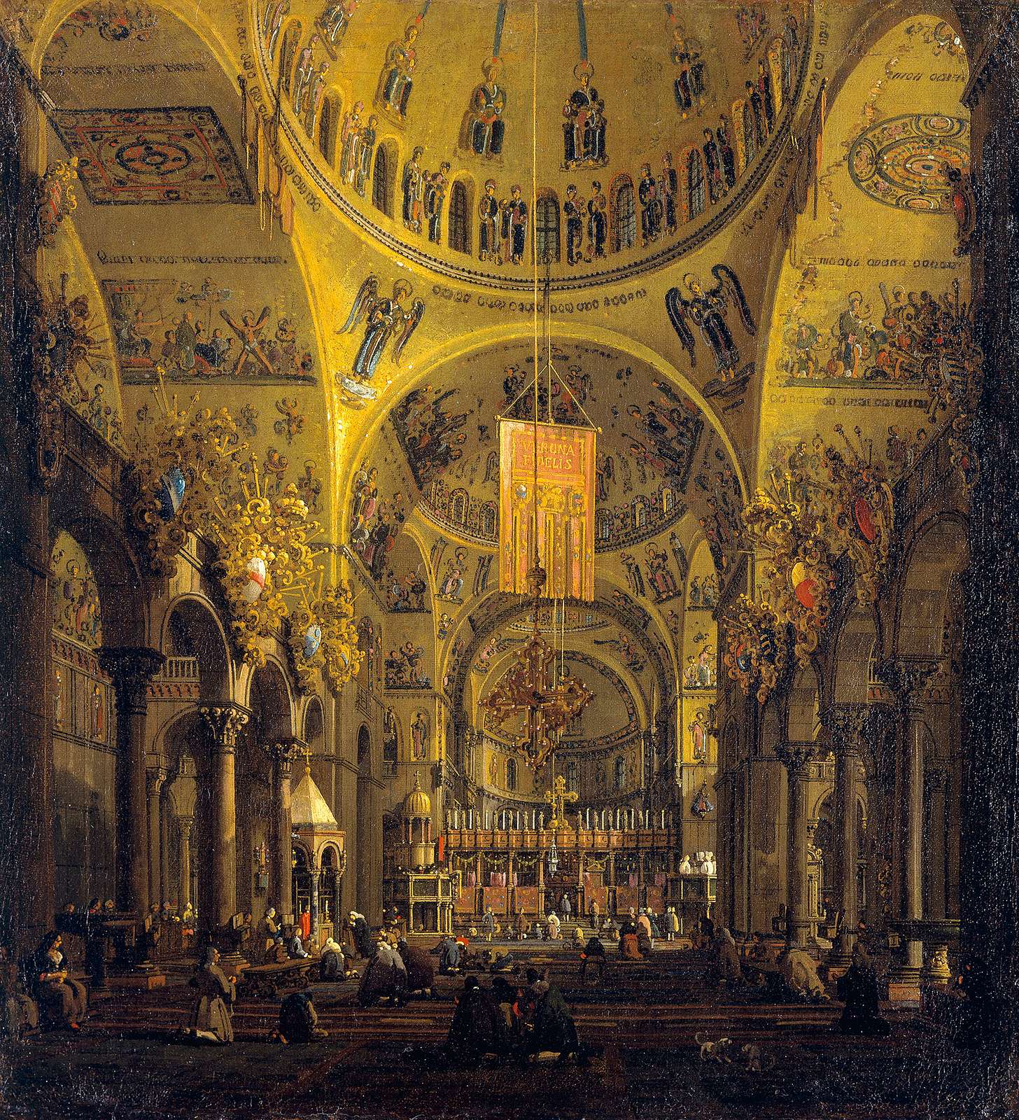 Scala Dei Giganti by (Giovanni Antonio Canal) Canaletto