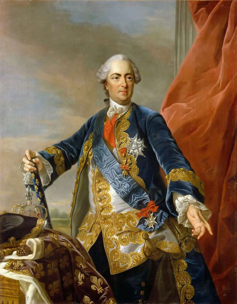 Portrait of Louis XVI of France in the Costume of the Order of the Holy  Spirit. Painting