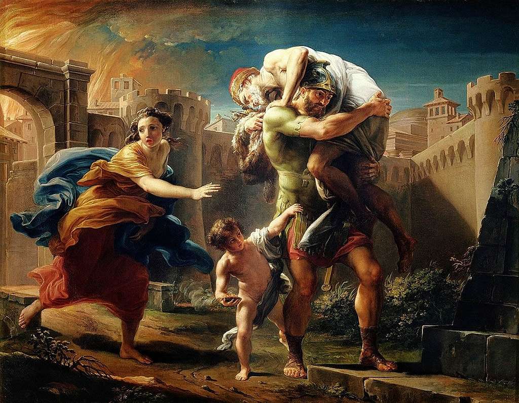 The Sack of Troy - (after) Daniel Van Heil - , the largest  gallery in the world