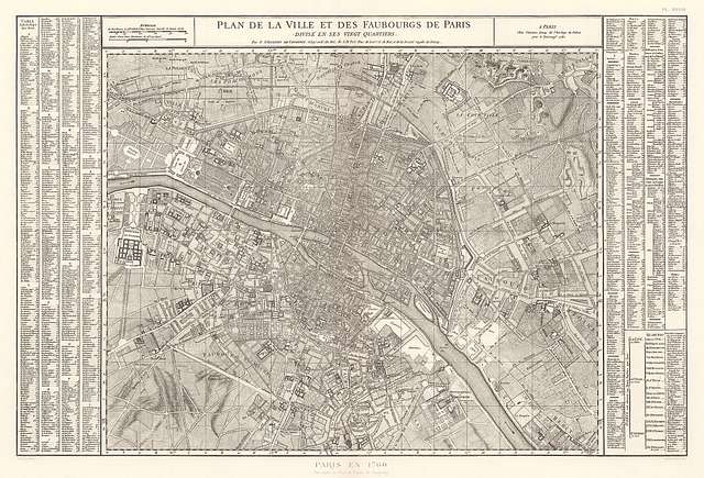 Atlas des anciens plans de Paris - Paris en 1760 - David Rumsey ...