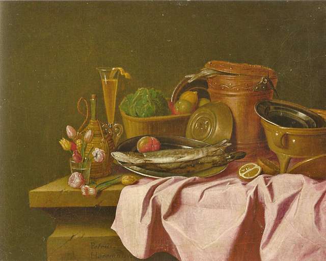 The Sleeping Kitchen Maid by Peter Jakob Horemans 1765