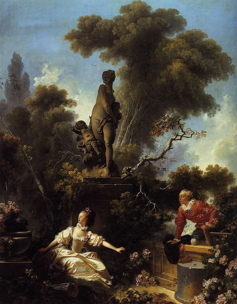 Psyche and her Sisters, Jean-Honore Fragonard –