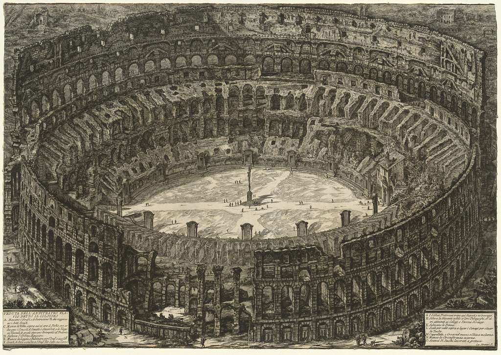 Giovanni Battista Piranesi - Views of Rome- The Colosseum - 1922.225 ...