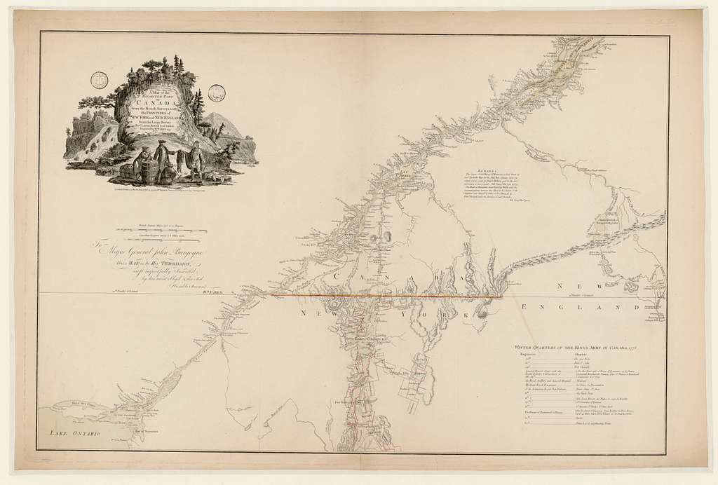 A Map Of The Inhabited Part Of Canada - Sauthier - Btv1b53089895s 