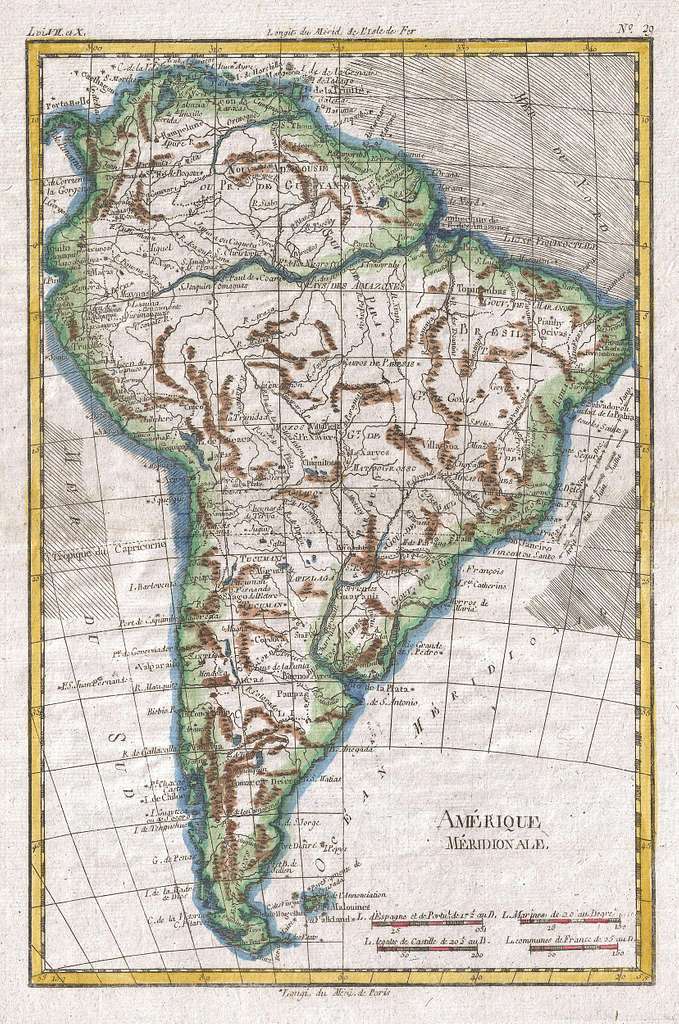 Bonne map of tierra firma or northern south america fotografías e imágenes  de alta resolución - Alamy
