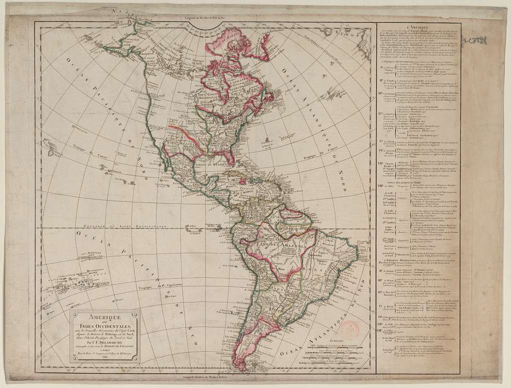 Amérique ou Indes occidentales avec les nouvelles découvertes du ...