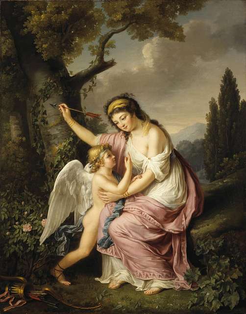 Juno Instructing Cupid